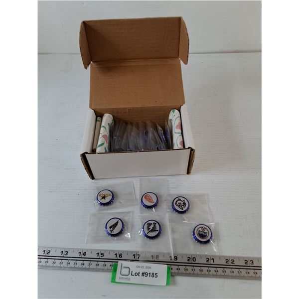 Assorted Labatt Blue NHL Hockey Logo Beer Caps