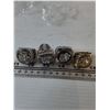 Image 4 : (4) Replica Championship Rings, (3) Chicago 2010, 2013, 2015, (1) Blackhawk 1963 Sizes 11, 10, 12