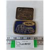 Image 1 : (2) Belt Buckles, Champion and HERC Heavy Equipment