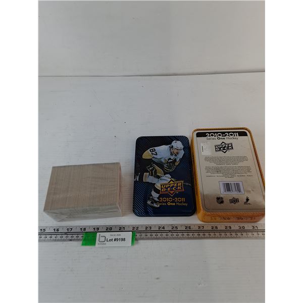 1989/90 O-Pee-Chee Complete Hockey Card Set and Upper Deck 2010/11 Card Tin Container