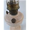 Image 3 : Aladdin Lincoln Drape Kerosene Oil Lamp Model B Nu-Type Light Pink