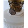 Image 4 : Aladdin Lincoln Drape Kerosene Oil Lamp Model B Nu-Type White