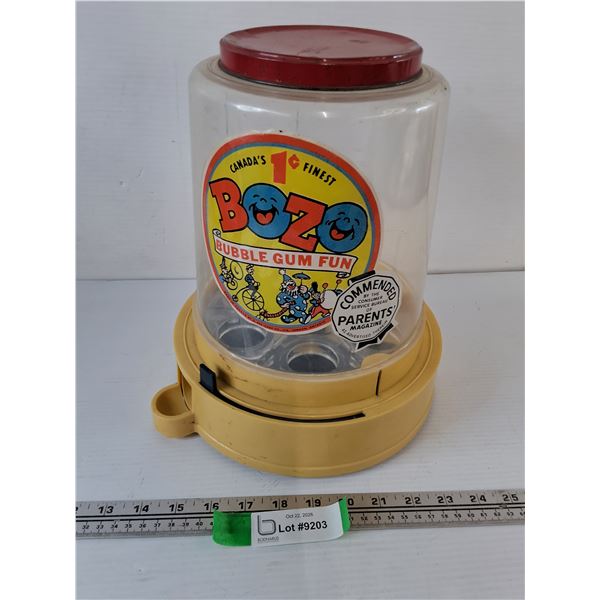 Bozo Bubble Gum Dispenser As-Is