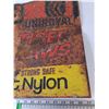 Image 3 : Uniroyal Tiger Paw Tires with DuPont Nylon Marketing Sign 20" x 15" As-Is