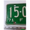 Image 2 : 1971 Alberta License Plate