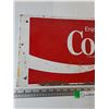 Image 2 : Coca-Cola Enjoy Coke Sign 22 1/4" x 10 1/4" As-Is