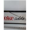 Image 4 : Coca-Cola Coke Adds Life To Everything Nice Wall Hanging Sign, 39 3/4" x 7 1/2"