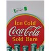 Image 2 : Ice Cold Coca Cola Served Here Circular Sign With Bottles