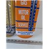 Image 4 : Pepsi-Cola and Gulf Gas/Motor Oil/Service MetalWall Mounted Thermometers