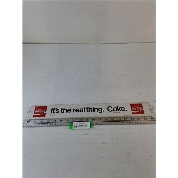 Coca-Cola It's The Real Thing Coke Metal Sign