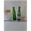 Image 1 : Cheese Whiz Glass Jar, (3) Soda Bottles, (2) Canada Dry, (1) Kik Cola