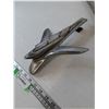 Image 2 : 1948 - 1949 Plymouth Car Hood Ornament and Long Metal Trim Piece