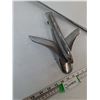 Image 3 : 1948 - 1949 Plymouth Car Hood Ornament and Long Metal Trim Piece