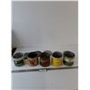 Image 1 : (5) Metal Tobacco Canisters As-Is