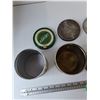 Image 2 : (5) Metal Tobacco Canisters As-Is