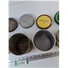 Image 3 : (5) Metal Tobacco Canisters As-Is