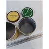 Image 4 : (5) Metal Tobacco Canisters As-Is