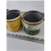 Image 7 : (5) Metal Tobacco Canisters As-Is