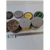 Image 9 : (5) Metal Tobacco Canisters As-Is