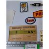 Image 3 : Small Scale Model Teeth, Lenzo Rub for Glasses, Sewing Needles,Ration Coupon Book, Apache Tear Rock