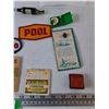 Image 4 : Small Scale Model Teeth, Lenzo Rub for Glasses, Sewing Needles,Ration Coupon Book, Apache Tear Rock