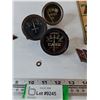 Image 2 : (2) Amp Gauges, (1) Water Temp Gauge, Chevrolet Flags Emblem, Four Wheel Brakes Triangle