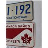 Image 3 : (2) License Plates, Canada Games Saskatoon February 1971, 1976 Saskatchewan