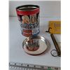 Image 2 : Spring Balance Hanging Scale, Coca Cola Tin, Soft Plastic Ruler, Sasktel Phone Number Book, GoodYear