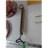 Image 5 : Spring Balance Hanging Scale, Coca Cola Tin, Soft Plastic Ruler, Sasktel Phone Number Book, GoodYear