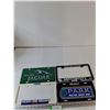 Image 1 : (2) Promotional License Plate, (2) License Plate Frames, Nissan Jaguar, Park, Motorcity