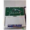 Image 2 : (2) Promotional License Plate, (2) License Plate Frames, Nissan Jaguar, Park, Motorcity