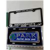 Image 3 : (2) Promotional License Plate, (2) License Plate Frames, Nissan Jaguar, Park, Motorcity