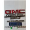 Image 1 : (4) Car Emblems- Ford Chassis, Econoline, Chevy Van, GMC