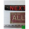 Image 2 : (2) Signs- Allweld and Next Stop