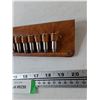 Image 2 : *^Brown Leather Cartridge Belt Slide, (10) .38 Special Rounds No Shipping, PAL Required
