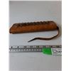 Image 4 : *^Brown Leather Cartridge Belt Slide, (10) .38 Special Rounds No Shipping, PAL Required