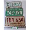 Image 1 : (3) License Plates- Saskatchewan 1968, 69, 75
