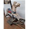 Image 3 : *Wooden Rocking Horse Carousel 65"x18"x64"(cannot ship, damage to neck)
