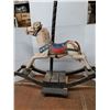 Image 6 : *Wooden Rocking Horse Carousel 65"x18"x64"(cannot ship, damage to neck)