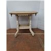 Image 2 : *Vintage Wooden Parlour/Side Table With Wheels 30"x22"x30" (cannot ship)