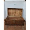 Image 1 : *Vintage Wooden Chest 38"x19.5"x18" (cannot ship)