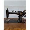 Image 3 : *Antique Wooden Drop-Head Treadle Sewing Machine Cabinet 35"x19"x31" (cannot ship)