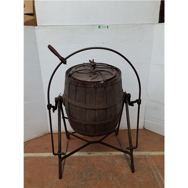 *Vintage Wooden Butter Churn 28 x23 x42 (cannot ship)