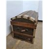 Image 4 : *Antique Dome-Top Steamer Trunk 21"x36"x24" (cannot ship)