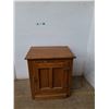 Image 1 : *Vintage White Clad Oak Icebox-Style Nightstand 22"x16.5"24" (cannot ship)