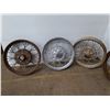 Image 2 : *Vintage Wire-Spoke Rims (4)Ford Model T, (1)Ford Model A 20-22" (cannot ship)