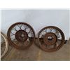 Image 5 : *Vintage Wire-Spoke Rims (4)Ford Model T, (1)Ford Model A 20-22" (cannot ship)