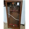 Image 2 : *Vintage Wooden Glass-Front Gun Cabinet 28"x12"x62" (crack in glass, cannot ship)