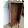 Image 3 : *Vintage Wooden Glass-Front Gun Cabinet 28"x12"x62" (crack in glass, cannot ship)