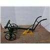 Image 2 : *Showpiece Wooden Wheeled Walking Plow 51"x27"x25" (cannot ship)